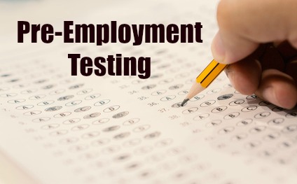 Frequently Used Pre Employment Testing