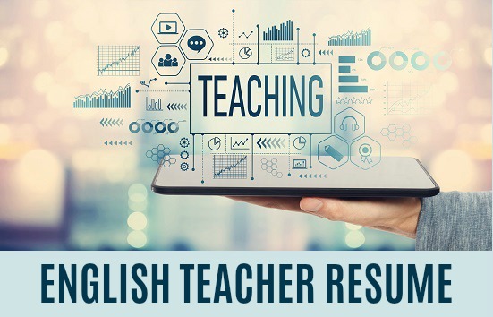 The word Teaching with person holding a tablet and teaching icons around it