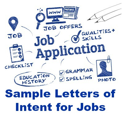 Letter of intent for employment examples