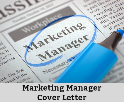 Sample marketing manager cover letter