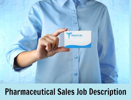 Pharmaceutical sales rep holding business card