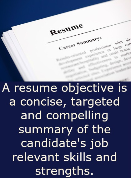 Resume Objective Statement Examples