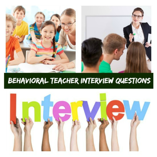 Teachers in the classroom with hands holding up letters spelling "interview"