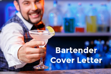 bartender intern cover letter