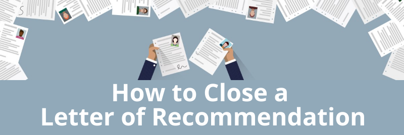 closing recommendation letter illustration