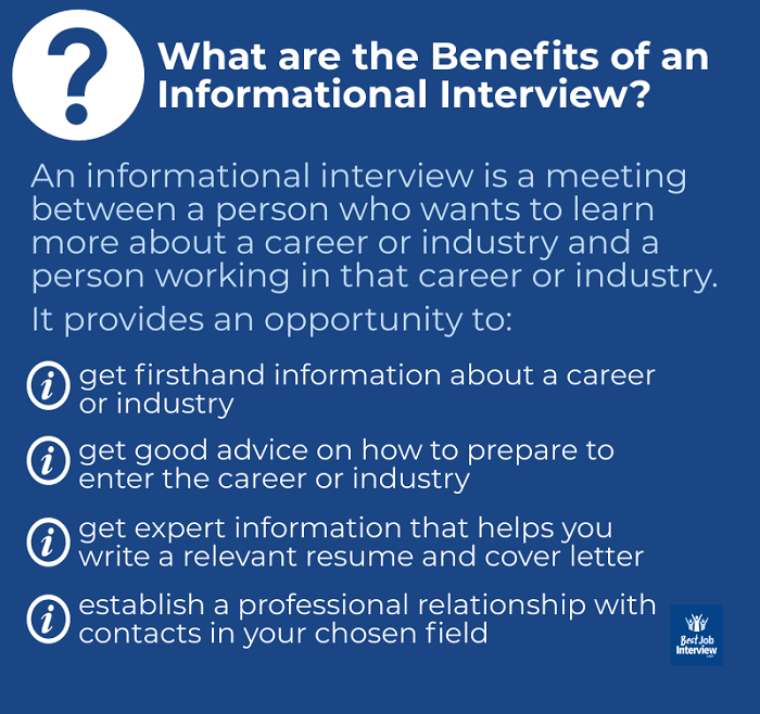 The benefits of an informational interview