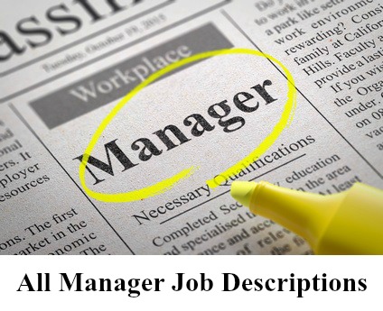 Newspaper job posting with heading "Manager" highlighted in yellow